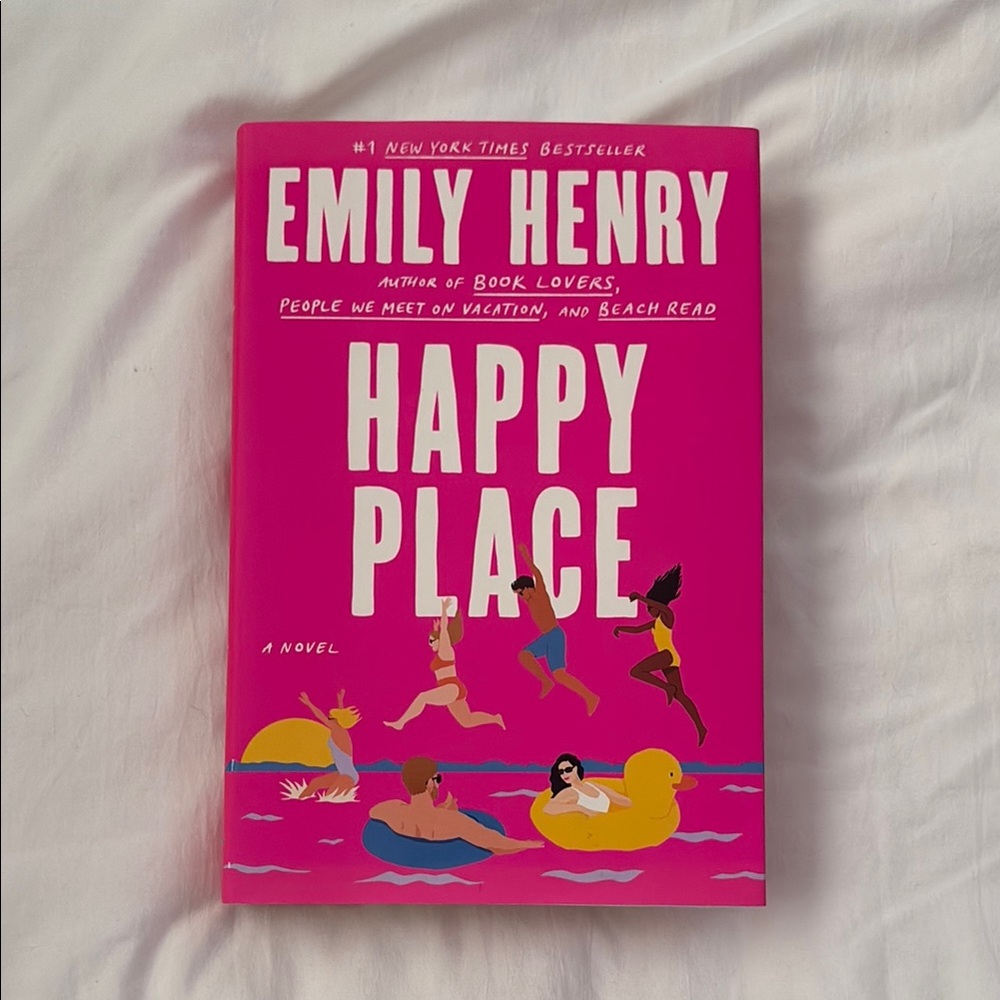 Happy Place by Emily Henry - Pink Cover